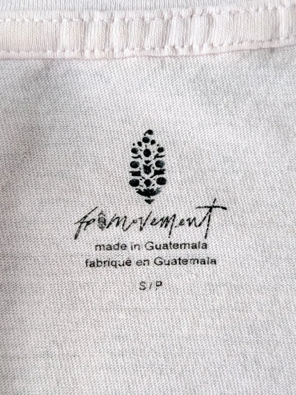 Free People Movement Inspire Tee Oversized Cropped Pastel Pink small - Picture 7 of 9